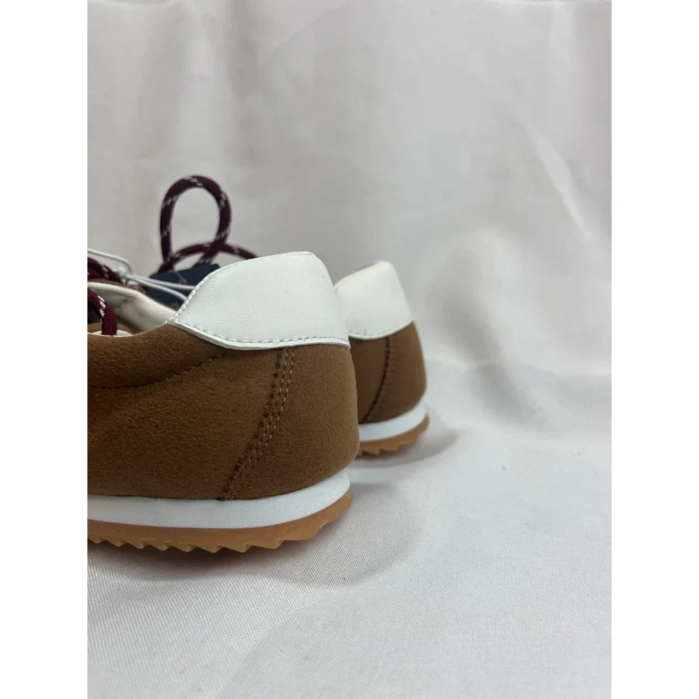 Universal Thread Cognac Brown‎ Faux Suede Jogger Sneakers Memory Foam 9.5 NEW
